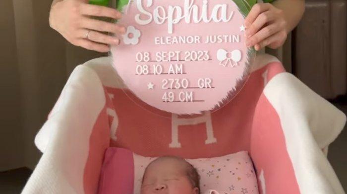 Ini Arti Nama Sophia Eleanor Justin Anak Jess No Limit dan Sisca Kohl