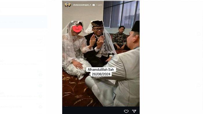 Instastory Doddy Sudrajat Menikah Lagi