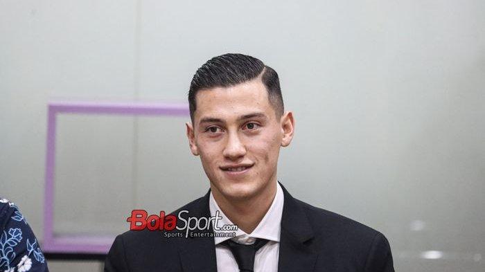 Jay Idzes di Kantor Wilayah Kemenkumham DKI Jakarta, Kamis (28/12/2023).