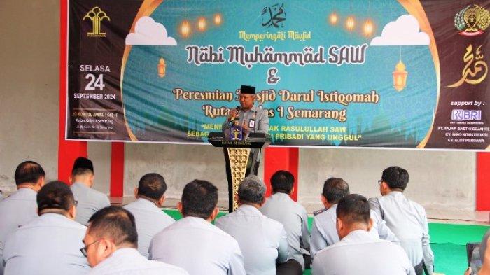 Kakanwil Kemenkumham Jateng Resmikan Masjid Rutan Semarang