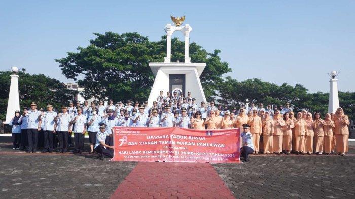 Kanwil Kemenkumham Jateng Adakan Upacara Tabur Bunga