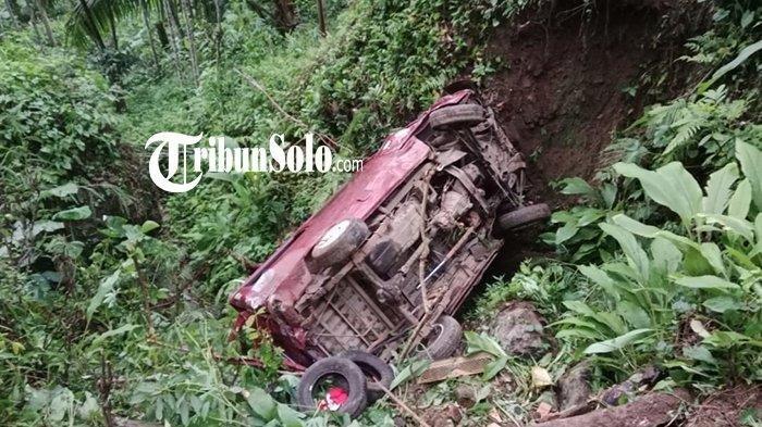 Kecelakaan maut mobil Suzuki Carry terjadi di wilayah Kecamatan Jatiroto, Wonogiri pada Rabu (10/1/2024) sore. 