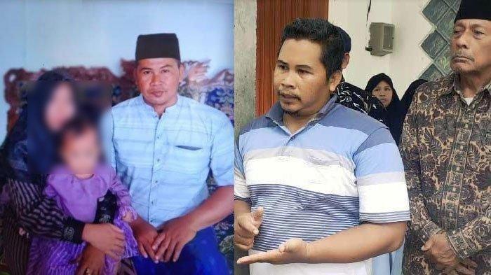 Kematian Wardatun Toyyibah (28), warga Desa Imaan, Kecamatan Dukun, Kabupaten Gresik, Jawa Timur masih meninggalkan teka-teki. Datun ditemukan dalam kondisi tak bernyawa oleh suaminya di dalam kamar, Sabtu (16/3/2024) dinihari. Foto Wardatun, bayinya berusia 2,5 tahun dan sang suami, Mahfud.