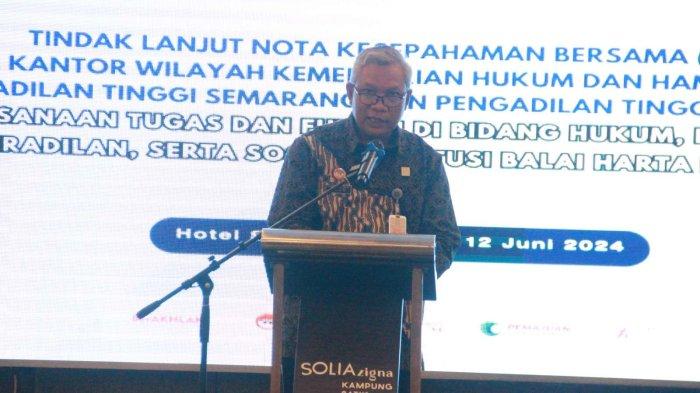 Kemenkumham Jateng, Pengadilan Tinggi dan Pengadilan Tinggi Agama Tindak Lanjuti Nota Kesepahaman