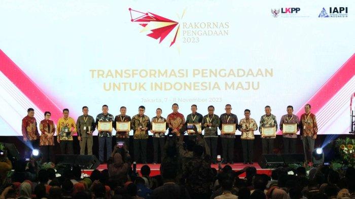 Kemenkumham Raih Penghargaan Terbaik I ITKP di Anugerah Pengadaan 2023