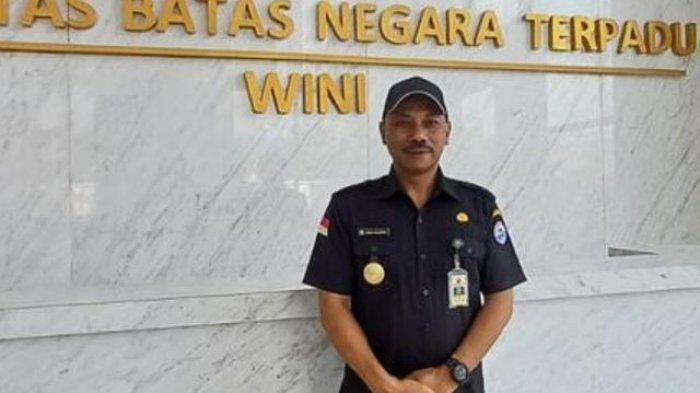 Kepala Pos Lintas Batas Negara (PLBN) Wini, Don Gaspar, saat ditemui di PLBN Wini, Humusu C, Insana Utara, Kabupaten Timor Tengah Utara, Nusa Tenggara Timur, Jumat (17/11/2023).