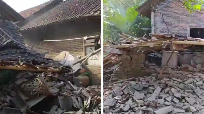 Kerusakan gempa Batang merobohkan rumah di Siwungu Wetan