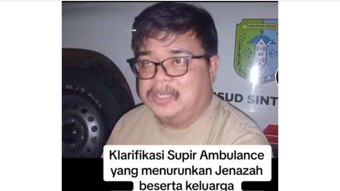 Klarifikasi S Sopir Ambulans Turunkan Jenazah di SPBU Karena Tak Diberi Tambahan Rp 500 Ribu