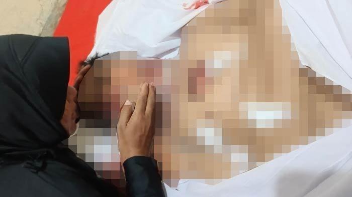 Kondisi korban santri yang meninggal saat dipulangkan di Kediri