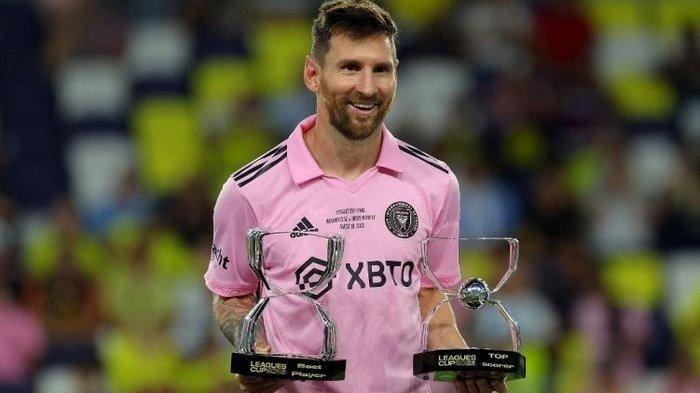Lionel Messi raih gelar pemain terbaik dan top scorer Leagues Cup 2023.