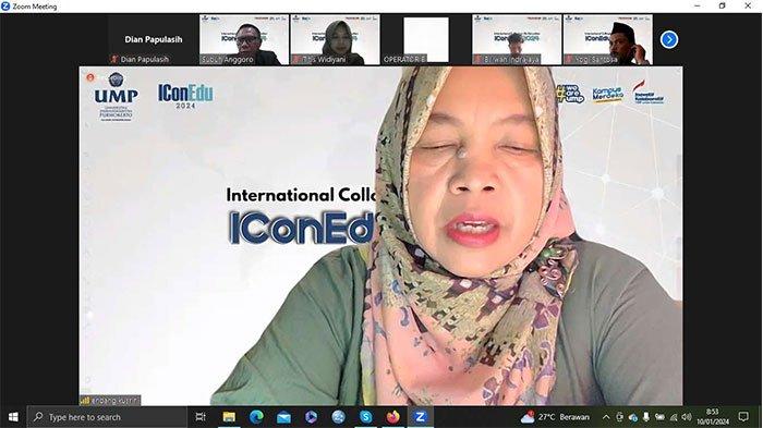 Magister Pendidikan Dasar UMP Kaji Pendidikan Global di IConEdu 2024