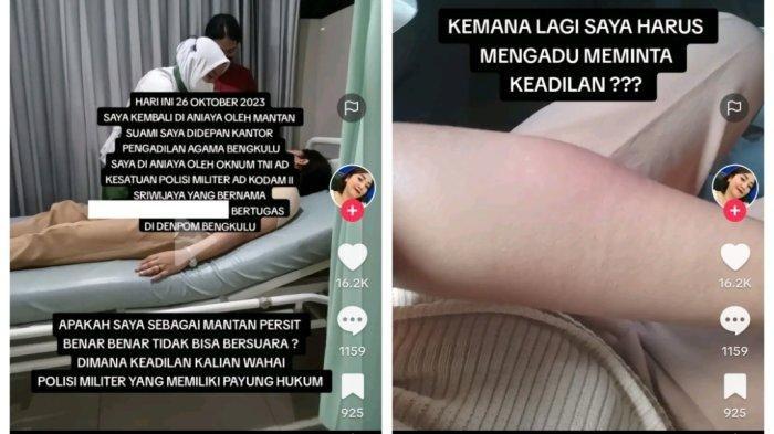 Mantan istri oknum anggota TNI di Bengkulu, ngaku dianiaya