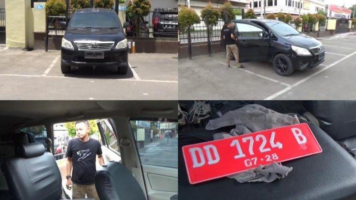 Mobil dinas pejabat Pemkab Gowa yang jadi tempat pemerkosaan seorang wanita. (tribun timur)