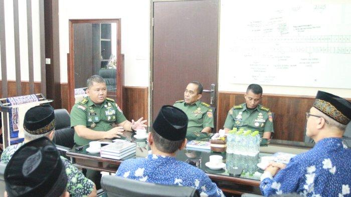 Pengurus Dewan Pimpinan Wilayah (DPW) Lembaga Dakwah Islam Indonesia (LDII) Jawa Tengah mengadakan audiensi dengan Kodam IV Diponegoro, Selasa (14/1/2025).