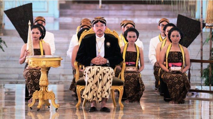 Pangeran Adipati Aryo (KGPAA) Mangkunegara X saat Tinggalan Jumenengan Dalem di Pendhapi Ageng Puro Mangkunegaran, Senin (19/2/2024)