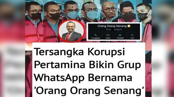 KORUPSI PERTAMINA - Anggota Komisi VI DPR Fraksi PDI-P Mufti Anam menyoroti kelakuan para tersangka korupsi Pertamina yang diketahui membuat grup WhatsApp dengan nama 'orang-orang senang' saat RDP di Gedung DPR, Senayan, Jakarta, Selasa (11/3/2025).