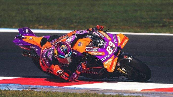 Pebalap MotoGP Jorge Martin di Sirkuit Mandalika Indonesia