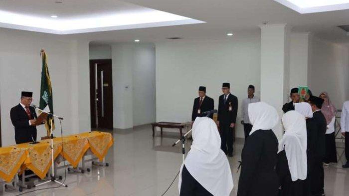Pelantikan dilaksanakan di Gedung Kyai Haji Saleh Darat lantai 4 pada Selasa (19/3/2024).