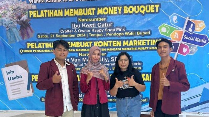 Pelatihan Konten Marketing oleh Dosen Bisnis Digital Telkom University Purwokerto, bagi UMKM untuk  pengembangan keterampilan.