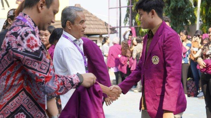 Pelepasan Mahasiswa SCU peserta Kuliah Kerja Nyata (KKN) Periode II 2022/2023.