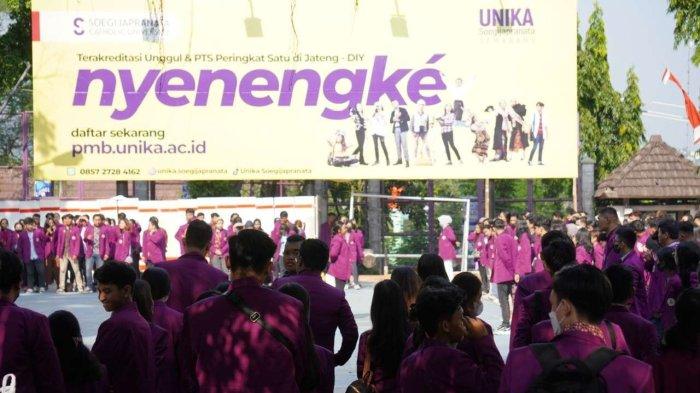 Pelepasan Mahasiswa SCU peserta Kuliah Kerja Nyata (KKN) Periode II 2022/2023.