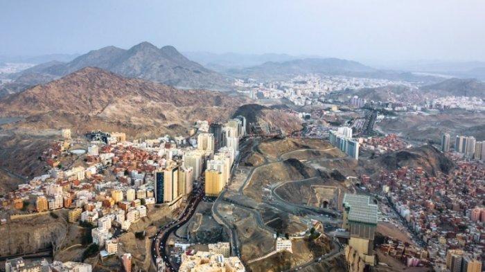 Pemandangan Kota Mekkah Arab Saudi.