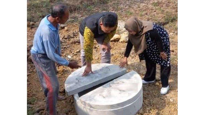 Pemasangan embung kepada petani