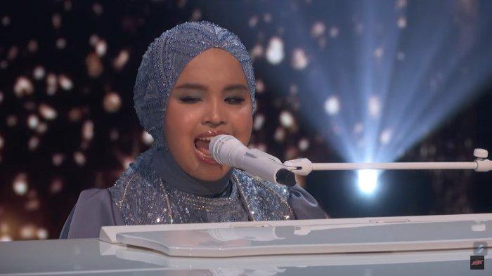 Penyanyi Putri Ariani di babak final America's Got Talent (AGT) 2023 pada Selasa (26/9/2023) malam atau Rabu (27/9/2023) pagi waktu Indonesia.
