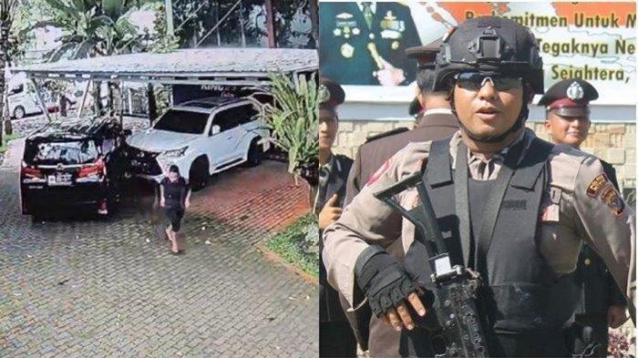 polisi berpangkat brigadir ditemukan tewas di dalam mobil Alphard.