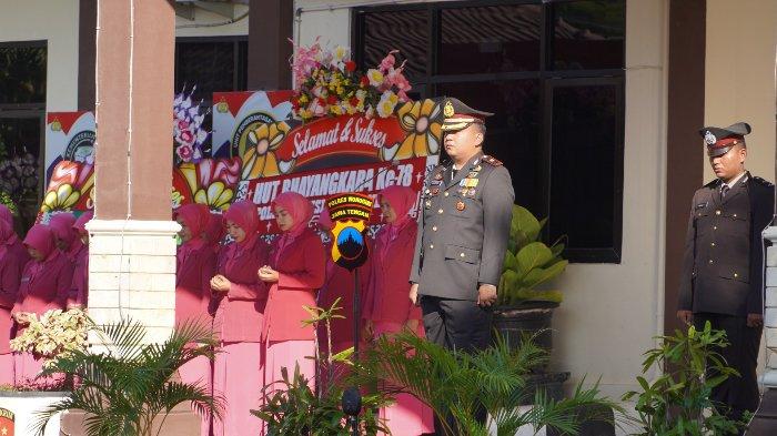 Polres Wonogiri Gelar Upacara Peringatan Hari Bhayangkara Ke 78