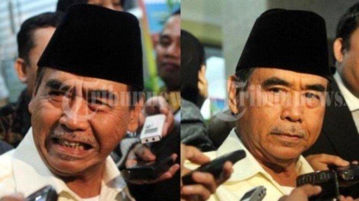 Potret pemimpin Ponpes Al-Zaytun, Indramayu, Jawa Barat, Panji Gumilang. Terkuak praktik pemerasan harta jamaah di Ponpes Al-Zaytun.