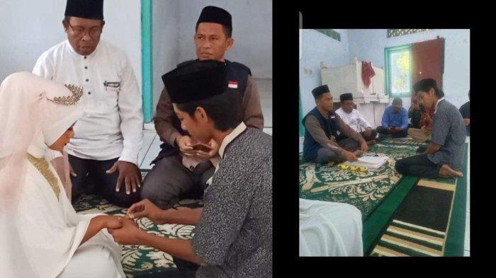 Prosesi akad nikah pengantin wanita di Lombok viral, pengantin pria tak hadir di pesta pernikahan setelah akad nikah