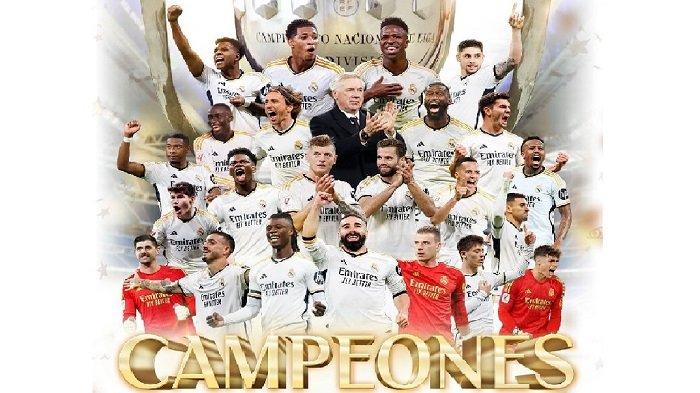 Real Madrid Juara Liga Spanyol.