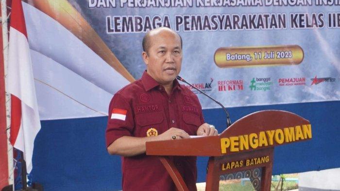 Resmikan Ruang Pembinaan Lapas Batang, Kakanwil Kemenkumham Jateng Harapkan Pembinaan WBP Berjalan Optimal