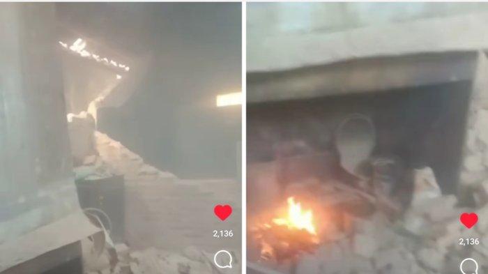 Rumah roboh di Desa Ketandan, Proyonanggan Utara, Warungasem akibat gempa Batang