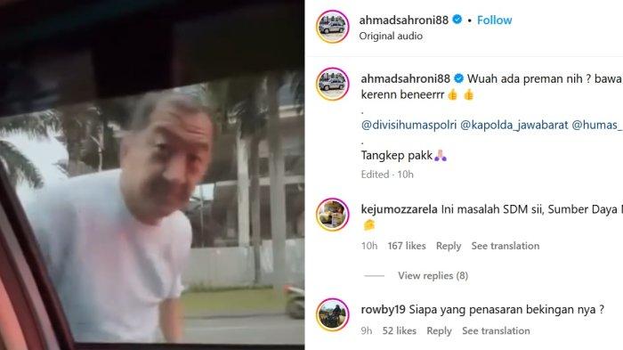 BAWA SENPI - Sebuah video yang memperlihatkan seorang pria menggedor kaca mobil sambil membawa senjata api viral di media sosial. Insiden ini terjadi di kawasan Kota Baru Parahyangan, Kabupaten Bandung Barat (KBB), Jawa Barat.