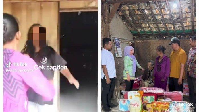 CUCU PUKUL NENEK - Tangkapan layar video viral remaja berinisial D (14) memarahi neneknya. Remaja itu ngamuk karena tak diberi uang.