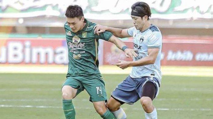 Sho Yamamoto di laga Persebaya vs Persita Tangerang. (Persebaya)