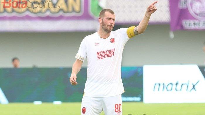 Gelandang PSM Makassar, Wiljan Pluim.