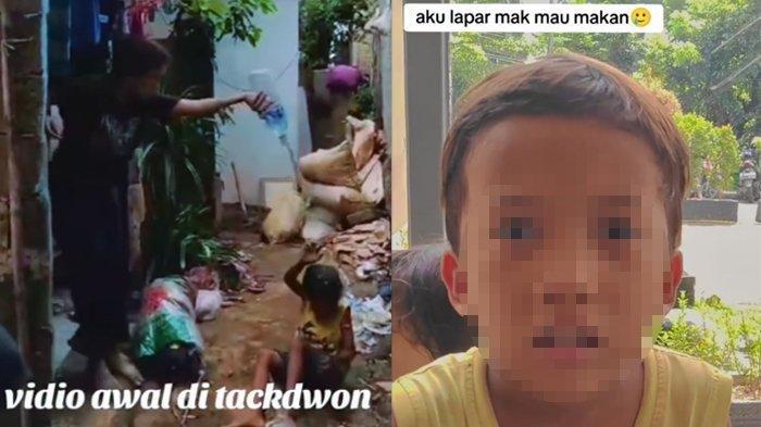 Sosok emak-emak asal Bojonggede, Kabupaten Bogor yang viral karena membentak dan menyiram anaknya bernama Gibran yang kelaparan.