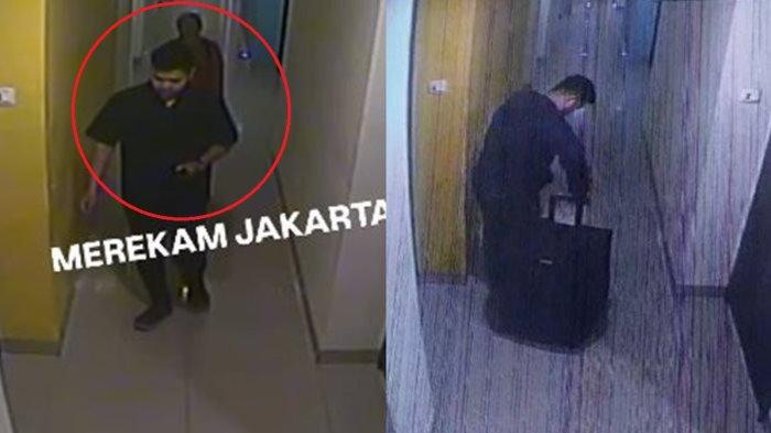 Inilah sosok terduga pelaku pembunuhan seorang wanita berinisial RM (50) yang mayatnya disimpan di dalam koper