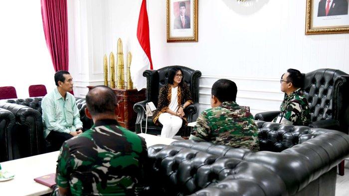 Suasana audiensi UKSW dengan Unhan RI.
