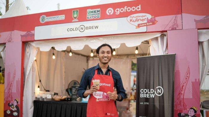 Sulis Ardiana, Chief Operating Officer Cold 'n Brew yang turut tampil di GoFood Petualangan Kuliner Juara Lokal Solo, Pura Mangkunegaran, Solo (12/8)