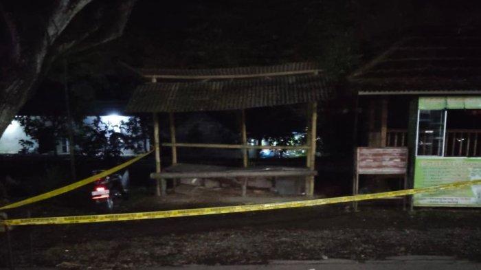 TEWAS DIANIAYA - TKP pembunuhan W yang tewas dianiaya usai komentari live Tiktok seorang perempuan di Gambiran, Banyuwangi.