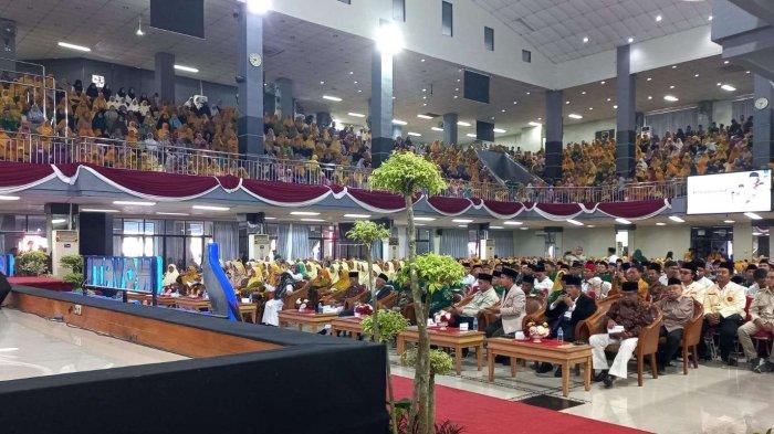 Tabligh Akbar menyambut Ramadhan 1445 H digelar dengan meriah di aula Ukhuwah Islamiyah Universitas Muhammadiyah Purwokerto pada Ahad (25/2/2024).