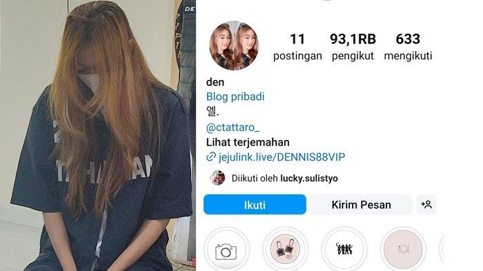 Tangkapan layar akun Instagram  milik DW Perempuan asal Kabupaten Pati yang terbukti ikut mempromosikan judi online, Selasa (9/7/2024).