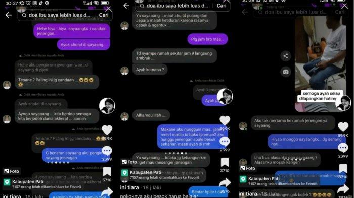 Tangkapan layar unggahan akun tiktok