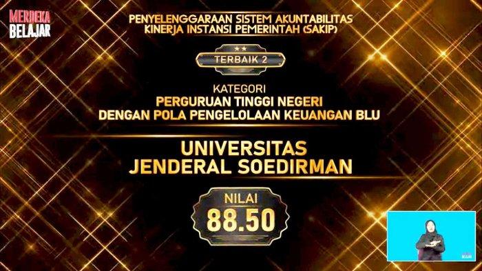 UNSOED Raih Terbaik II Penyelenggaraan Sistem Akuntabilitas Kinerja Instansi Pemerintahan (SAKIP)