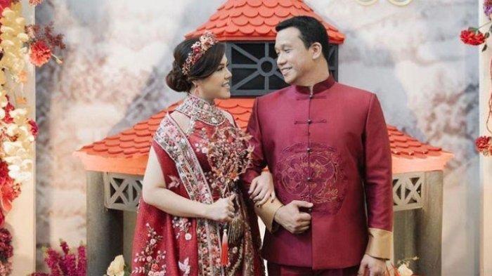 Unggaham Tina Toon dan Daniel saat melaksanakan prosesi sangjit usai resmi menikah bulan Juni 2023 bulan lalu. 
