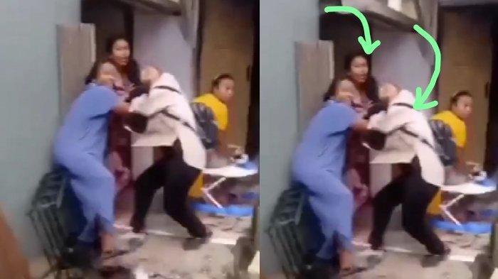 Viral Emak-emak di Gresik Ditagih Utang Malah Ngamuk, Sampai Lempar Mangkok Sampai Berdarah